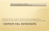 politiche Comunitarie e membro dell’Ufficio di Presidenza ...iborghisrl.it/new/wp-content/uploads/2012/10/4_Fanelli-I-Borghi-del-Molise.Milano...azioni mirate di marketing territoriale,