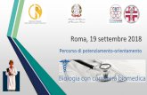 Percorso di potenziamento-orientamento · 2018-09-19 · di orientamento alla scelta delle professioni medico-sanitarie ... - i materiali didattici (presentazioni in ppt, test di