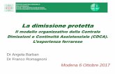 Il modello organizzativo della Centraleassociazionegeriatri.it/wp-content/uploads/2017/10/barban.pdf · Azienda Unità Sanitaria Locale di Ferrara Azienda Ospedaliera Universitaria
