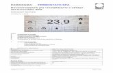 PARADIGMA TERMOSTATO SPA Documentazione per l ... · THIT9472_V1.1_04/18 Pagina 5 di 20 5. Utilizzo del Termostato SPA 5.0.0 Schermata “Home Page” N.B. Il termostato SPA ha un