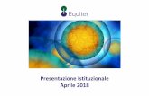 Presentazione Istituzionale Aprile 2018 - Equiter · Presentazione istituzionale –Fondo PPP Italia –Progetti rilevanti Tunnel Gest S.p.A. Riqualificazione strade / gestione e