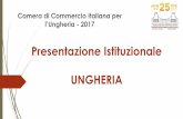 Presentazione Istituzionale UNGHERIAcciu.com/wp-content/uploads/pdf/CCIU-Presentazione... · Presentazione Istituzionale UNGHERIA Camera di Commercio Italiana per l’Ungheria - 2017.