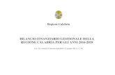 BILANCIO FINANZIARIO GESTIONALE DELLA REGIONE CALABRIA …old.regione.calabria.it/dipartimentobilancio/allegati/... · 2016-01-21 · regione calabria bilancio finanziario gestionale