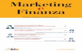 Marketing e Finanza · 2020-02-06 · Marketing e Finanza Strategie, mareting e innovazione finanziaria n.4 del 2019 Una banca tra mercato e territorio. Sostenibilità e profitto