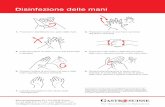 Disinfezione delle mani - GastroSuisse · Lasciare asciugare le mani senza usare l’asciugamano. 5. Ruotare il pollice di una mano nel palmo della mano opposta chiusa e viceversa.