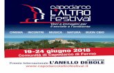 PREMIO - Capodarco l'altro festivalcapodarcolaltrofestival.it/media/546554/brochure2018.pdf · tandone uno dei principali collettori in Italia. Nelle prime 12 edizioni hanno partecipato