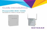 PowerLINE WiFi 1000 - Netgear · di crittografia; per ulteriori dettagli, consultare il manuale utente online. • Premere il pulsante Factory Reset (Ripristino delle impostazioni