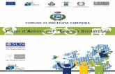 COMUNE DI MACERATA CAMPANIA PROVINCIA DI CASERTA · PAES Macerata Campania – 5 6 6 generazione locale di energia. I consumi industriali, vista l’assenza di industrie sul territorio
