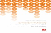 La telemedicina in Piemonte · 2018-12-11 · Telemedicina in Piemonte 4 La criticità maggiore, riscontrata dal 40% dei rispondenti, è rappresentata dalla mancanza del ri-conoscimento