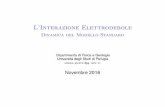 L'Interazione Elettrodebole - Dinamica del Modello …pacetti/files/DMS-lezione...Il modello Weinberg-Salam-Glashow Il modello Weinberg-Salam-Glashow per l’Interazione Elettrodebole