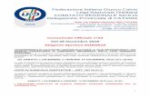 Federazione Italiana Giuoco Calcio Lega Nazionale Dilettanti …sicilia.lnd.it/sites/default/files/comunicati/2018-11... · 2018-11-29 · Corrispondenza: Casella Postale 8, Catania