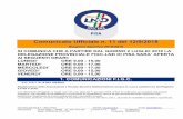 Comunicato Ufficiale n. 11 del 12/9/2018 - FIGC CRT · 2018-11-22 · Comunicato Ufficiale n. 11 del 12/9/2018 ... FORTE DEI MARMI 2015 CAMPIONATO SECONDA CATEGORIA Preso atto della