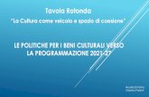 Presentazione standard di PowerPointforges.forumpa.it/assets/Speeches/29338/co_09_di_palma_maurizio.… · a. l’esperienza maturata con politiche di intervento sui beni culturali