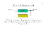 1 Circuiti Sequenziali - unirc.it · Si illustri la struttura, il funzionamento e la tabella di verità di un flip-flop di tipo J-K level triggered. Inoltre, Si completi e si commenti