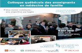 Ateliers Colloque québécois des enseignants en médecine de ...cqmf.qc.ca/wp-content/uploads/2016/04/2012-CQEMF-Depliant.pdf · Nous nous intéresserons aux manifestations des difficultés