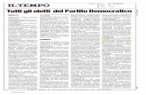 Si parla di noi - Cesare Damiano · ILTEMPO Data Pagina Foglio 27-02-2013 1/2 Tutü gli eletü del Partito Democratico SENATO ABRUZZO (1 seggio) Stefania Pezzopane BASILICATA (3)