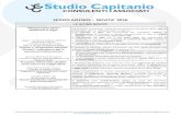 LE ULTIME NOVITÀ - Studio Capitanio NOVITA 2016.pdf · 2016-03-23 · NUOVA PROCEDURA TELEMATICA DIMISSIONI ON-LINE Il 12 marzo 2016 entra in vigore la nuova procedura telematica