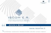 Iscom Emilia Romagna - via alessandro tiarini, 22 - 40129 ... · Iscom E .R (Istituto per lo Sviluppo delCommercio e Turismo Romagna) è l’ente diformazione Confcommercio - Imprese