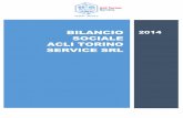 BILANCIO 2014 SOCIALE ACLI TORINO SERVICE SRL · 2019-03-31 · La Città Metropolitana di Torino, ha sostituito dal 01/01/2015 la “vecchia” Provincia di Torino. Comprende 316