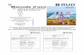 Manuale d’uso - RUD Ketten...ciazione antinfortunistica di categoria BGR 500 / DGUV 100-500, capitolo 2,8 „Ge - stione delle attrezzature por-tanti utilizzate come sistemi di sollevamento“
