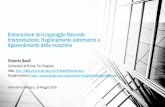 Elaborazione del Linguaggio Naturale: Interpretazione ...lia.deis.unibo.it/Courses/AI/fundamentalsAI2015-16/... · Content Semantics and Natural Language • Human languages are the