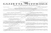 DELLA REGIONE SICILIANA · 5-10-2012 - GAZZETTA UFFICIALE DELLA REGIONE SICILIANA - PARTE I n. 42 3 ... n. 59 del 21 dicembre 2009, e successive modifiche e inte-grazioni; Visto il
