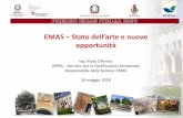 EMAS – Stato dell’arte e nuove opportunità · Diapositiva 1 Author: mara.damico Created Date: 5/22/2019 1:54:55 PM ...
