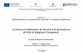 La nuova Conferenza di Servizi e le procedure di VIA in Regione …eventipa.formez.it/sites/default/files/allegati_eventi... · 2018-05-22 · valutazione ambientale strategica (