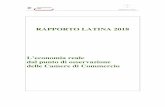 Rapporto Latina 2018cameradicommerciolatina.it/wp-content/uploads/2018/05/Rapporto-L… · La demografia delle imprese In un contesto di demografia imprenditoriale che su scala nazionale