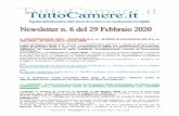 1. MILLEPROROGHE 2019 - Pubblicata la L. n. 8/2020 di conversione del D.L… · 2020-03-02 · TuttoCamere – Newsletter n. 6 – 29 Febbraio 2020 – Pag.2/24 utilizzare esclusivamente