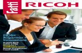 Magazine di Ricoh Italia Ricoh 46-O_tcm83-15516.pdf · PDF file votanti on-line che dalla giuria di esperti. Il Su- ... Ricoh per promuovere il proprio marchio a livello globale in