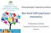 Non Small Cell Lung Cancermedia.aiom.it/userfiles/files/doc/AIOM-Servizi/slide/20171116MI_21_Grossi.pdfFrancesco Grossi Ospedale Policlinico San Martino Genova . EAP con Nivolumab