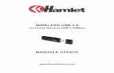 WIRELESS USB 2 - hamletcom.com · 2009-12-11 · HNWU254G Terminale Wireless USB 54Mbit Manuale Utente 4 5. Durante la copia dei file verrà visualizzata la schermata di avviso come