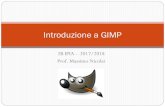 Introduzione a GIMP...fatto in GIMP (equivalente formato .pds photoshop. NOTA: con GIMP posso anche salvare il file lo in formato photoshop!) 21 SALVARE UN IMMAGINE .jpeg o .png formati