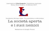 Associazione Libertàeguale. Presidenza nazionale Roma ... · 8. Tre numeri sbagliati: 45, 98, 2 Il principale problema che il sistema della spesa pubblica europea oggi evidenzia