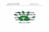 MAGGIO 2001 - Provincia di Torino · 2015-11-19 · 1.1 La valutazione del ciclo di vita (LCA) 4 1.2 Il Total Material Requirement 5 2. Impronta ecologica, metodologie ed esperienze