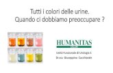 Tutti i colori delle urine. Quando ci dobbiamo …...• Coloranti alimentari • Blu di Metilene (disinfettante vie urinarie) • Antidepressivi triciclici • Antinfiammatori ( indometacina)