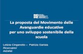 La proposta del Movimento delle Avanguardie educative per uno … · 2017-08-01 · L’innovazione si ostruise dal asso Con le scuole delle Avanguardie Educative, un movimento nato