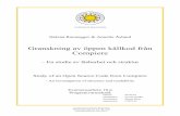 Granskning av öppen källkod från Compiere · 2007-06-03 · Compiere [7] är ett öppet källkodsprojekt, grundat av Jorg Janke. Projektarbetet etablerades år 2001 och räknas