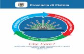 Amministrazione Provinciale di Pistoia · 2019-10-29 · Amministrazione, finanza e marketing Turismo ISTITUTO SUPERIORE STATALE “F. PACINI” PISTOIA INDIRIZZI ATTIVATI NEL SETTORE