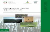 Contributi per la tutela della biodiversità delle zone umide - … · 2019-02-14 · 3 Coordinamento tecnico scientifico e redazione del Rapporto tecnico di: Susanna D‟Antoni (Servizio