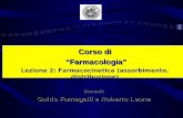 Corso di “Farmacologia”Corso di “Farmacologia” Lezione 2: Farmacocinetica (assorbimento, distribuzione) Facoltà di Scienze Motorie Università degli Studi di Verona