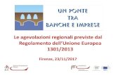 Le agevolazioni regionali previste dal€¦ · Incentivo che sostiene la crescita delle PMI italiane sui mercati esteri, facilitando l’accesso a servizi specialistici di consulenza