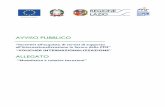 AVVISO PUBBLICO - Lazio · dichiarato in sede di presentazione della Domanda, in relazione alla dimensione di impresa e al De Minimis , a seguito del campionamento delle dichiarazioni