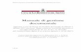 Manuale di gestione documentale - San Benedetto …...Versione 2016/001 (approvata con deliberazione G.C. n. 23/2016) Versione 2016/002 (integrata con piano di fascicolazione approvato