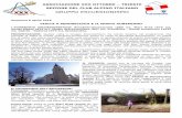ASSOCIAZIONE XXX OTTOBRE TRIESTE · 2018-04-04 · PRESENTAZIONE: Questa volta il Gruppo Escursionismo ha voluto inserire nel programma che prevede la salita al monte Vremšćica-Auremiano