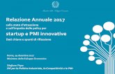 Relazione Annuale 2017 - Mise · Startup e PMI innovative: un ecosistema in costante espansione C’è almeno una startup innovativa in 1.518 comuni italiani, e in tutte le province