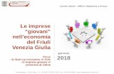 Le imprese “giovani” nell’economia del Friuli Venezia …...Le start-up innovative A metà gennaio 2018 il numero di startup innovative iscritte alla sezione speciale del Registro