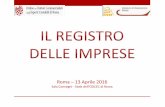 Roma 13 Aprile 2016...• il processo di accorpamento delle Camere di Commercio; • le PMI e startup innovative, in particolare: • i dati delle PMI innovative in analogia a quanto