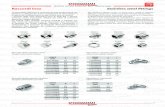 forniture tecniche industriali Raccordi inox Stainless steel fittings · 2016-03-04 · al fascicolo del nostro catalogo “Raccordi a calzamento, a compressione e accessori” al